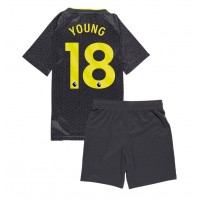 Everton Ashley Young #18 Bortedraktsett Barn 2024-25 Kortermet (+ Korte bukser)